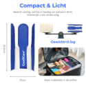 ComfiCare sokaantrekker blauw terry cloth compact & licht